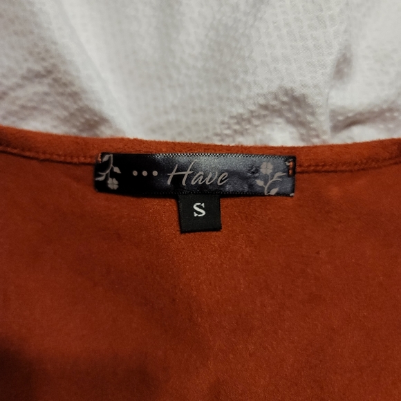 VINTAGE MADE IN THE USA Faux suede long hippie boho y2k in perfect  condition - Picture 5 of 14